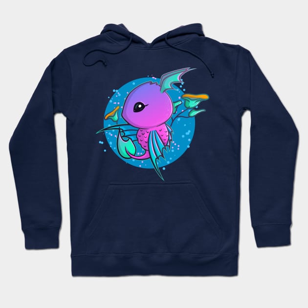 Super Cute Fantasy Sea Creature Hoodie by perdita00